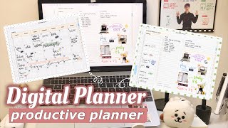 FREE Digital Planner for Goodnotes Notability and Noteshelf Macbook amp iPhone ver ❤︎  Emmy Lou [upl. by Yrbua]