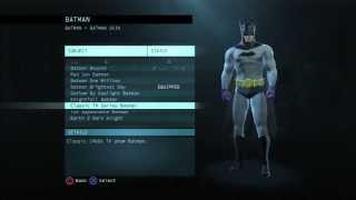 Batman Arkham Origins All Batman Skins [upl. by Dlorah]