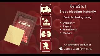 KytoStat A Hemostatic Dressing [upl. by Anahahs]