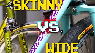 Skinny vs Wide Tires for Fixed Gear [upl. by Morvin]