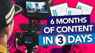 How to Batch Film Your Content 6 Months of Content in 3 Days [upl. by Algar]