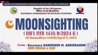 LIVE UPDATES Results of Islamic moonsighting to determine date of Eidl Fitr [upl. by Ahsiemak]