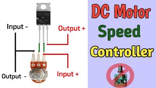 Speed Controller For DC Motor  Using IRFZ44N Mosfet [upl. by Luckin]