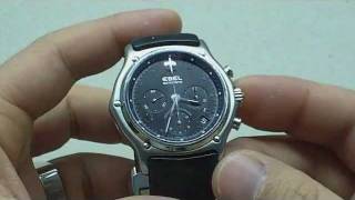 Ebel 1911 Automatic Chronograph Watch Review [upl. by Yanaj]