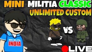 Mini Militia Classic Live  Mini Militia Classic Live Custom Room  Mmc Live [upl. by Livvi945]