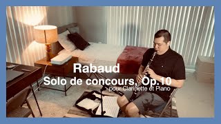 Rabaud Solo de Concours Op 10 [upl. by Aeiram]