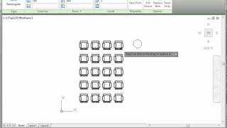 AutoCAD 2012 new feature rectangular array [upl. by Quiteria]