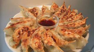 How to make GYOZA Chinese dumplings jiaozi 餃子 [upl. by Oicirtap487]