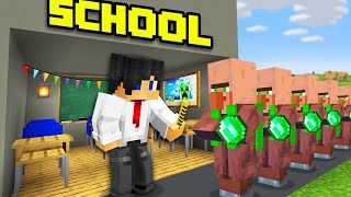 Minecraft but I Open a School [upl. by Christi384]