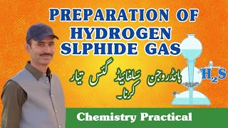 Preparation of Hydrogen Sulphide Gas Class 12 [upl. by Ashbaugh373]