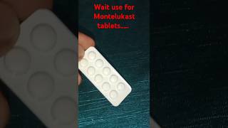 Montelukast sodium tabletsmontas L tablets useyoutubeshorts health mbbs aiims medicaldevice [upl. by Hazeghi]