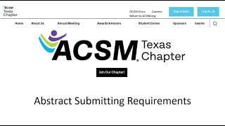 TACSM Research Abstract Submission [upl. by Enyaht]