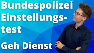 Einstellungstest Bundespolizei gehobener Dienst  Intelligenztest Auswahlverfahren Assessment Center [upl. by Anhaj852]