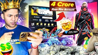 Indias Richest Free Fire ID Worth 4 Crore Rupees [upl. by Notaes]