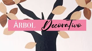 Como hacer un árbol decorativo en la pared  Decorar cuarto DIY  IDEAS [upl. by Nebeur140]