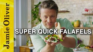 Super Quick Falafels  Jamie Oliver [upl. by Lotsyrk]