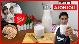 Como preparar LECHE DE AJONJOLÍ o SESAMO SUS BENEFICIOS Y SIN AMARGO 🤩❤️🥛 [upl. by Emaj]