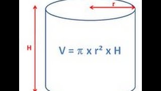 Brevet des collèges  Centres étrangers juin 2016 Ex7  volume dun cylindre  conversion [upl. by Ulda]