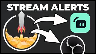 HOW TO ADD STREAM ALERTS  STREAMELEMENTS OBS STUDIO amp STREAMLABS OBS [upl. by Yenttirb71]