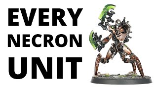 How to Field EVERY Codex Necrons Unit  Wargear Support and Battle Plan [upl. by Lener]