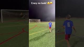 Crazy no look penalty🥶🫣😝 soccer football shorts viral subscribe trending viralvideo [upl. by Salomon]