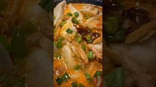 Red Thai Curry Wonton Soup asianmeals wontonsoup curryrecipe [upl. by Cross]