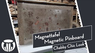 Wie macht man eine Magnettafel  How to make a magnetic Pinboard  Memoboard [upl. by Odoric717]