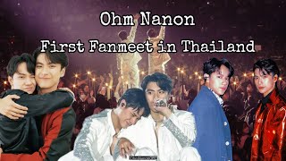 OhmNanon 1st Fanmeeting in Thailand moments ending ment [upl. by Ecarret83]