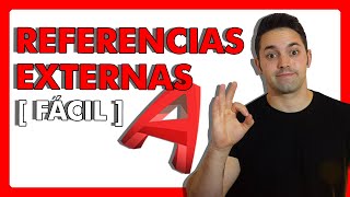 🤯 Cómo USAR las REFERENCIAS EXTERNAS en AUTOCAD 🔥 XREF y REFX Rápido y Fácil 🔥 [upl. by Dihgirb]