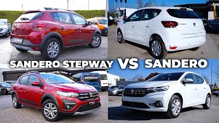 Dacia Sandero Sterpway vs Dacia Sandero 2021 [upl. by Thaddaus264]