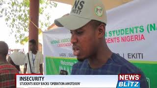 The National Association of Nigeria Students backs Operation Amotekun [upl. by Elbert]