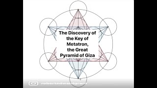 Metatrons Cube is the Design Key to Great Pyramid of Giza [upl. by Frohman]