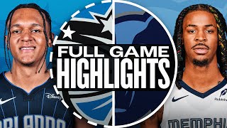 MAGIC at GRIZZLIES  FULL GAME HIGHLIGHTS  October 26 2024 [upl. by Aroz]