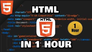 Learn HTML in 1 hour 🌎 [upl. by Aleunam727]