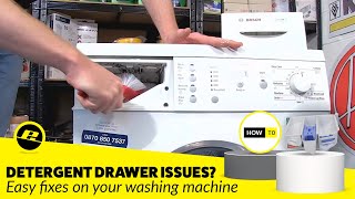 Detergent Drawer Problems in a Washing Machine Diagnosis amp Fixes [upl. by Araid]