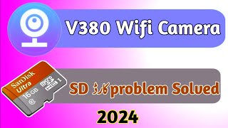 v380 wifi camera SD Card problem solve recoding problem solve [upl. by Mozelle690]