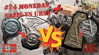 Moneda Nazi 5 Reichsmark Vs Moneda URSS 1 Rublo  Unboxing Bobina Hispania [upl. by Tterrab443]