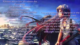 Nightcore Airplanes Remix Lyrics DeutschEnglisch [upl. by Eilata160]