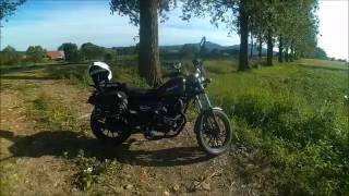 HD Test i prezentacja Benyco Cruiser 125  motocykle125compl [upl. by Shultz]