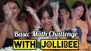 Basic Math Challenge with Jollibee [upl. by Lahcim]