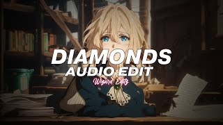 diamonds  rihanna 「edit audio」 [upl. by Lipski772]