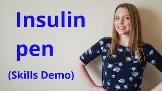 A Guide to Using Your Insulin Pen [upl. by Iorgo77]