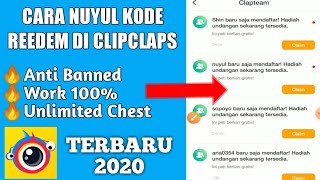 Trikk Nuyul Kode Redeem Di ClipClaps  Unlimited Diamond Chest [upl. by Eliason]