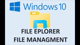 Windows 10  File Explorer amp Management  How to Organize Computer Files and Folders System Tutorial [upl. by Adamik]