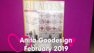 Anita GoodesignFebruary 2019 All Accessamazing embroidery designs [upl. by Gorden815]