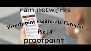 Proofpoint Essentials Tutorial Pt 4 Managing Users [upl. by Aikas]