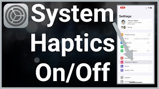 How To Turn On Or Off System Haptics On iPhone [upl. by Vilhelmina]