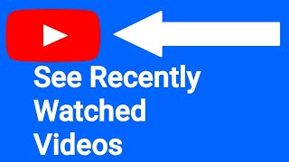 How to see recently watched videos on youtube  recently viewed videos by me [upl. by Wollis141]