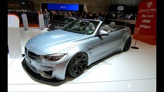 BMW M4 CABRIOLET BY LB WORKS LIBERTY WALK WIDE BODY KIT WALKAROUND [upl. by Akino]