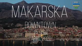 Makarska by night amp sunset Makarska Riviera 2020  Makarska Riviera Beaches in FULL HD [upl. by Wolfson]